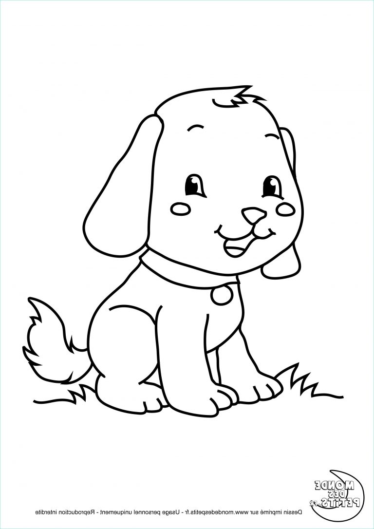 dessin petit chien trop mignon