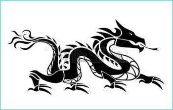 Dessin Dragon Chinois Facile Inspirant Stock Dessins Chinois Dragon En 2020