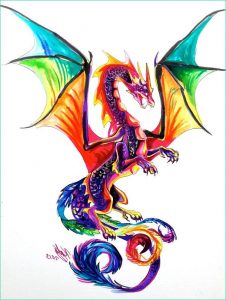Dessin Dragons Luxe Collection Dessins En Couleurs à Imprimer Dragon Numéro