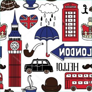 Dessin Londre Inspirant Image Modèle Avec Des Symboles De Londres Image Vectorielle Par