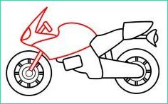 Dessin Moto Simple Élégant Photos Drawing A Cartoon Motorcycle