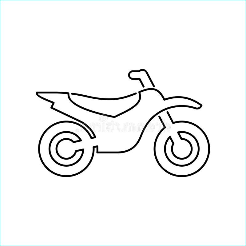 Dessin Moto Simple Impressionnant Collection Moto Illustration Plate Simple De Vecteur D Icône De