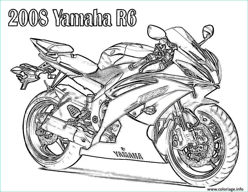 Dessin Moto Simple Impressionnant Images Coloriage Moto Course Cool S Coloriage Yamaha Moto De