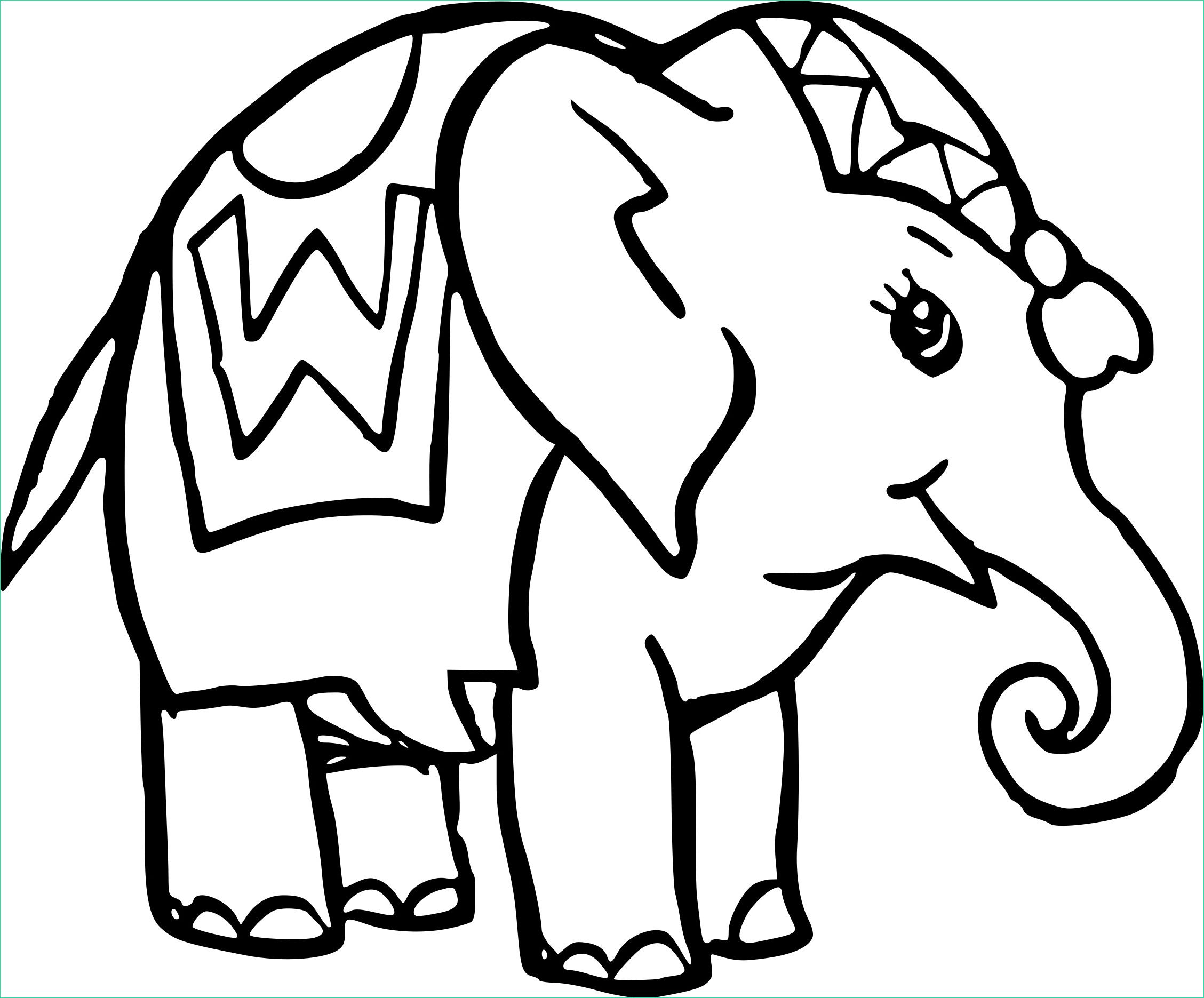 Elephant A Colorier Impressionnant Image Coloriage Éléphant In N Dessin à Imprimer Sur Coloriages