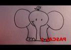 Elephant Dessin De Face Élégant Image Dessine Un Eléphant Mignon ♥♥ Facile