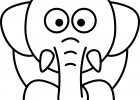 Elephant Dessin De Face Luxe Photos Coloriage Animaux Page 10 Of 84 Oh Kids Fr