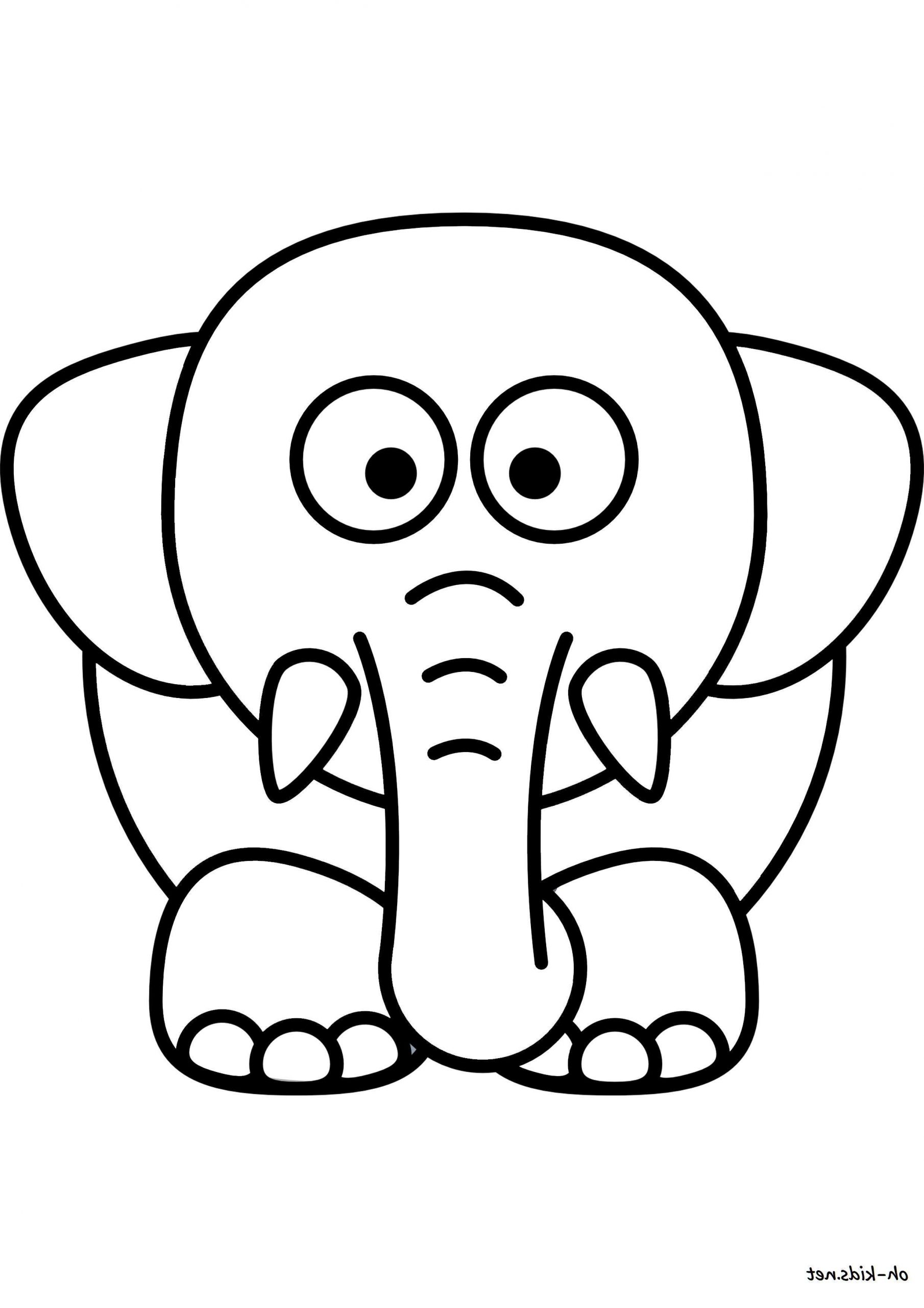 Elephant Dessin De Face Luxe Photos Coloriage Animaux Page 10 Of 84 Oh Kids Fr