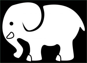 Elephant Dessin Simple Cool Collection Image Vectorielle Gratuite Éléphant Des Animaux