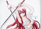 Erza Scarlet Dessin Inspirant Photos Fairy Tail Page 9