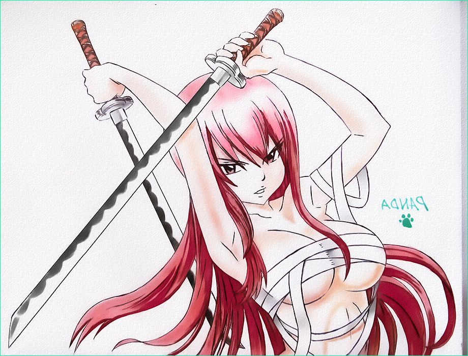 Erza Scarlet Dessin Inspirant Photos Fairy Tail Page 9