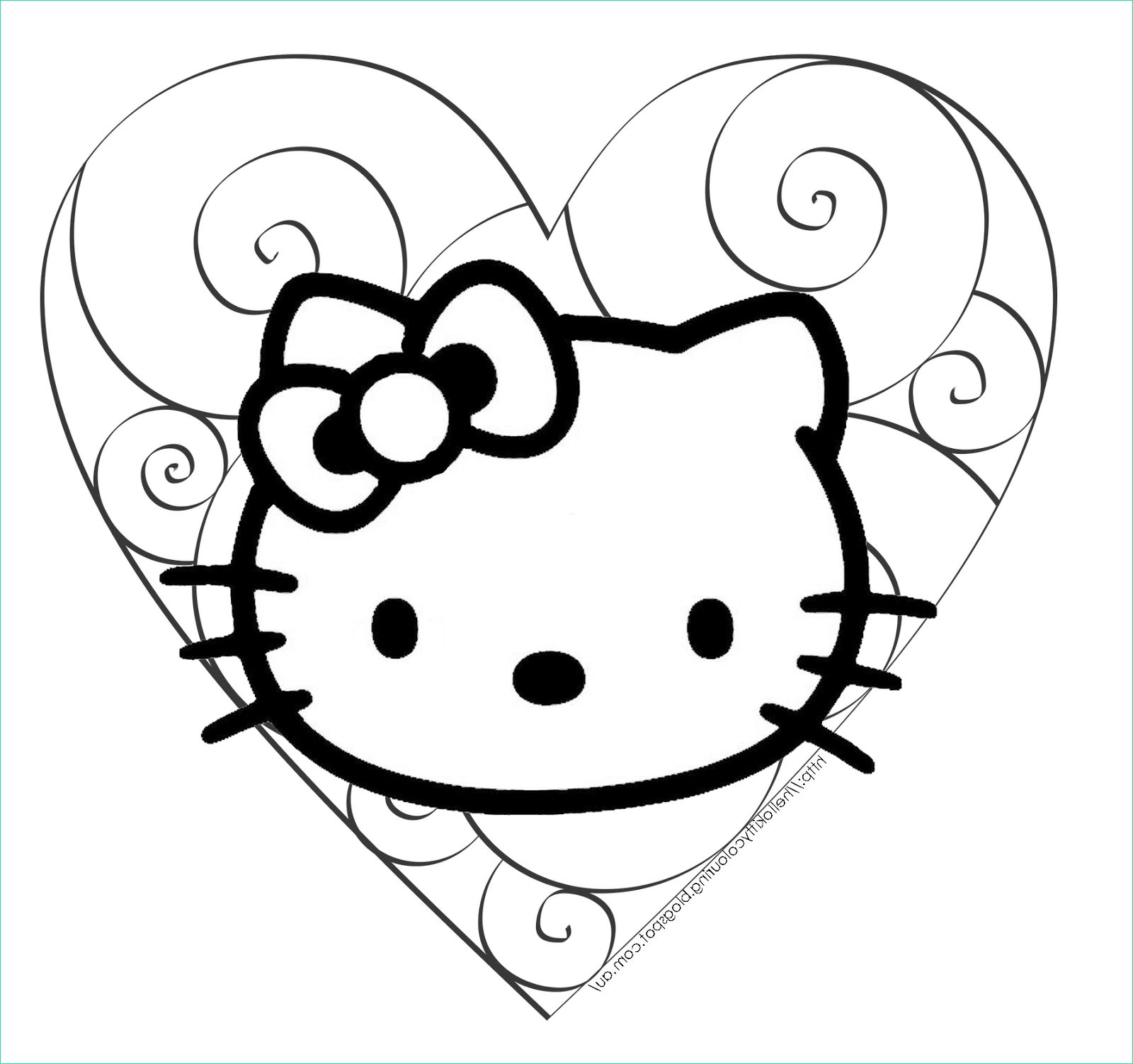 Hello Kitty Coloriage Luxe Image Hello Kitty Coloring Pages