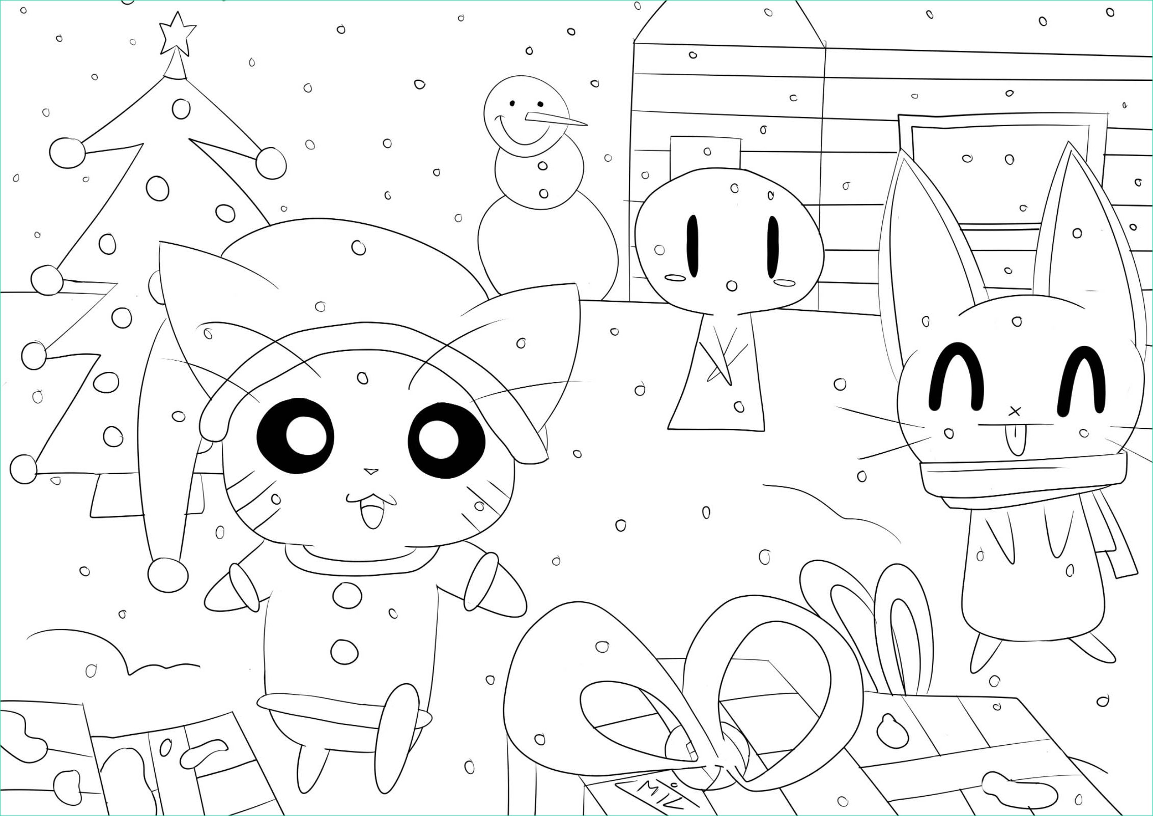 Kawai Coloriage Unique Collection Kawaii to for Free Kawaii Kids Coloring Pages