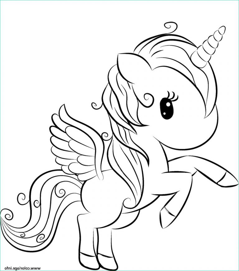 Licorne à Colorier Gratuit Impressionnant Photos Meilleur Coloriage En