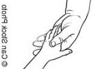 Main Enfant Dessin Beau Stock Hand Of the Child In Father Encouragement Support Moral