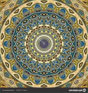 Mandala oriental Inspirant Galerie Unique Mandala oriental Pattern Mystical Motif Abstract