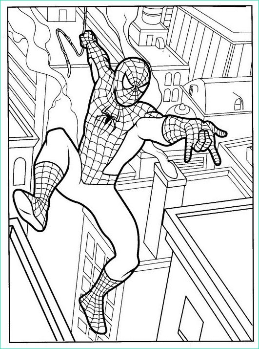 Spider Man Dessin Cool Galerie Coloriage Spiderman Facile Gratuit à Imprimer