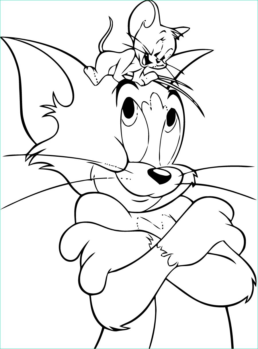 Tom Et Jerry Dessin Bestof Photographie Coloriage tom Et Jerry Dessin à Imprimer Sur Coloriages Fo