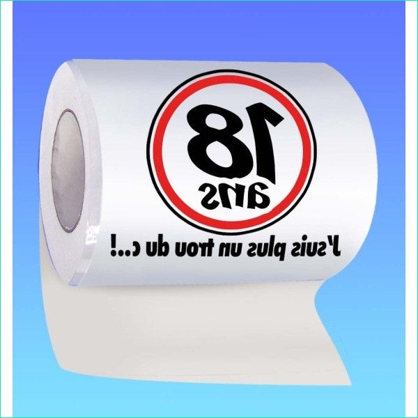18 Ans Dessin Inspirant Stock Papier toilette Humoristique Anniversaire 18 Ans