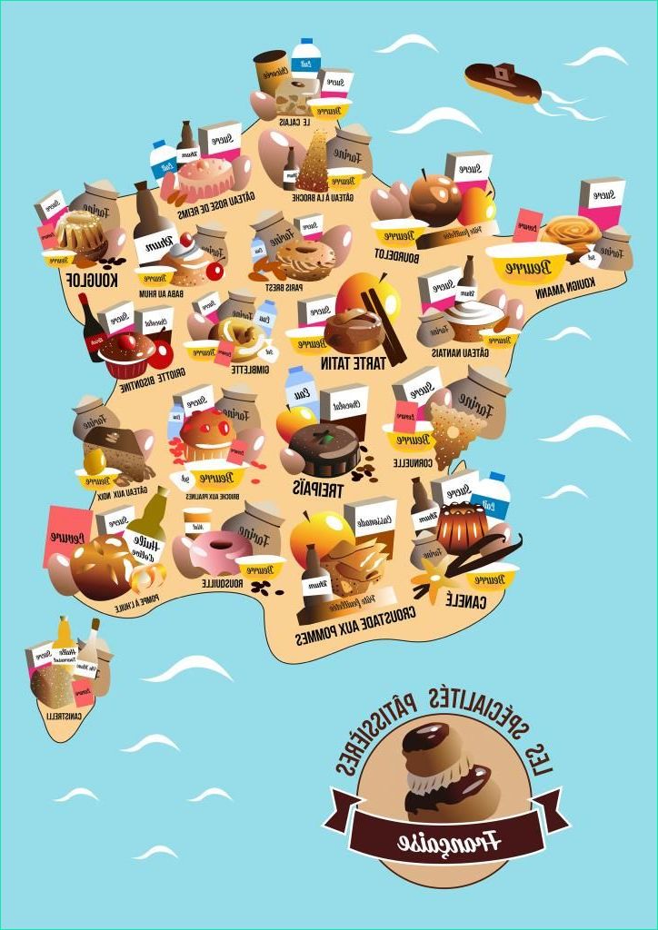 Carte De La France Dessin Élégant Images Carte Des Pâtisseries En France Culture &amp; Welt