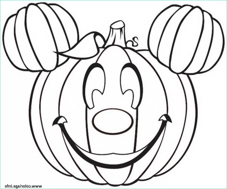 Citrouille Halloween A Imprimer Beau Galerie Coloriage Citrouille Halloween Disney Mickey Dessin