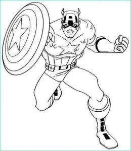 Coloriage Capitaine América Luxe Stock Captain America Coloring Pages Free to Print