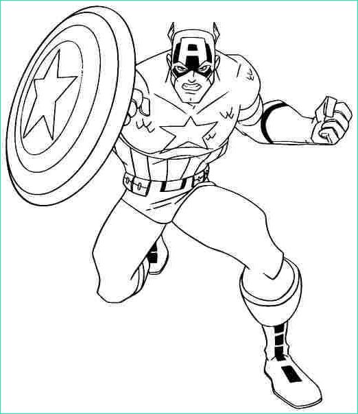 Coloriage Capitaine América Luxe Stock Captain America Coloring Pages Free to Print