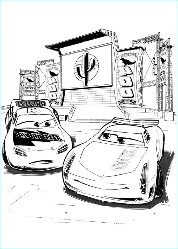 Coloriage Cars 3 Beau Photos Cars 3 Coloring Pages to and Print for Free