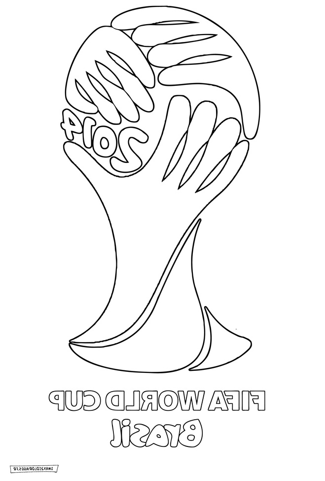 Coloriage Coupe Du Monde Élégant Image Logo Officiel Fifa Coupe Du Monde 2014 A Imprimer
