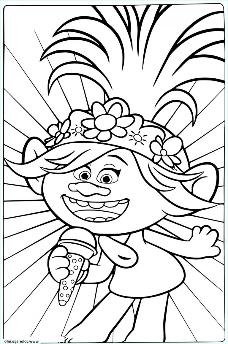 Coloriage Des Trolls Unique Image Coloriage Trolls 2 World tour Sing A ...