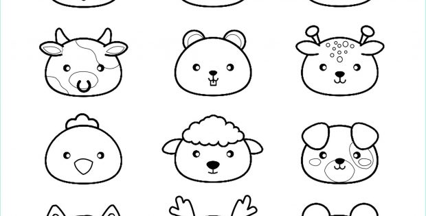 Coloriage Dessin Kawaii Cool Images Coloriage Kawaii Animaux Dessin