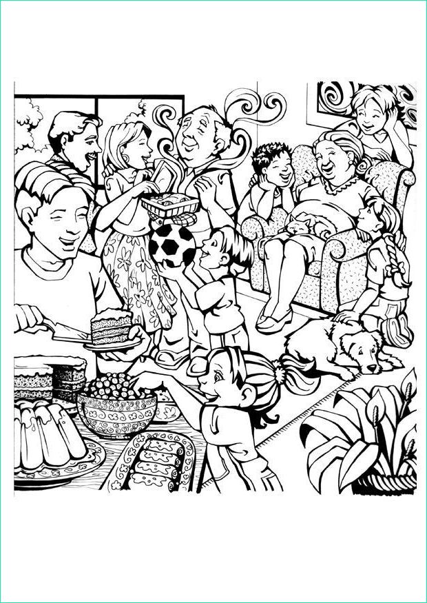 Coloriage Famille Beau Photos Coloriage Famille Img 7087