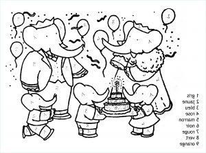 Coloriage Famille Cool Image Magique Babar Facile Coloriage Magique Coloriages Pour