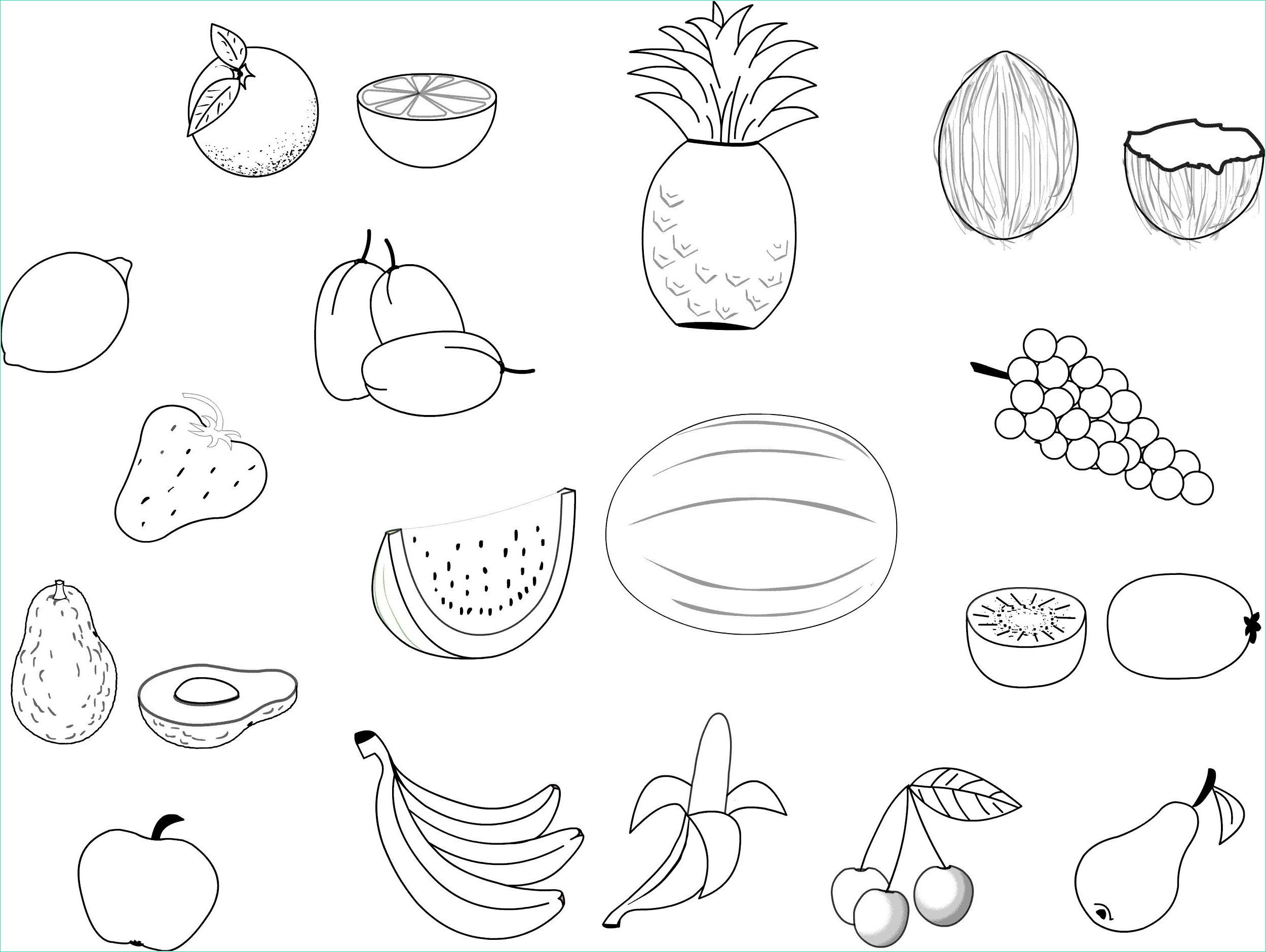 Coloriage Fruits Et Légumes Cool Photos Image=fruits Et Legumes Coloriage Fruits Legumes 4 1