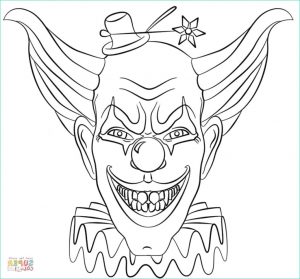 Coloriage Horreur Luxe Stock Scary Faces Drawing at Getdrawings
