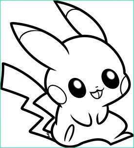 Coloriage Kawaii Pikachu Inspirant Photographie How to Draw Baby Pikachu Step 7