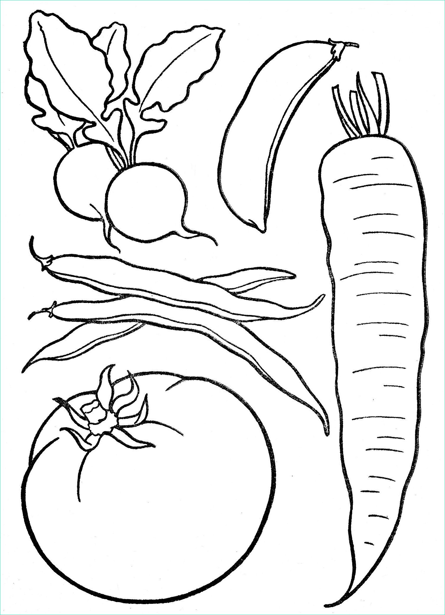 Coloriage Legumes Luxe Image Basket Of Ve Ables Clipart Black and White 20 Free