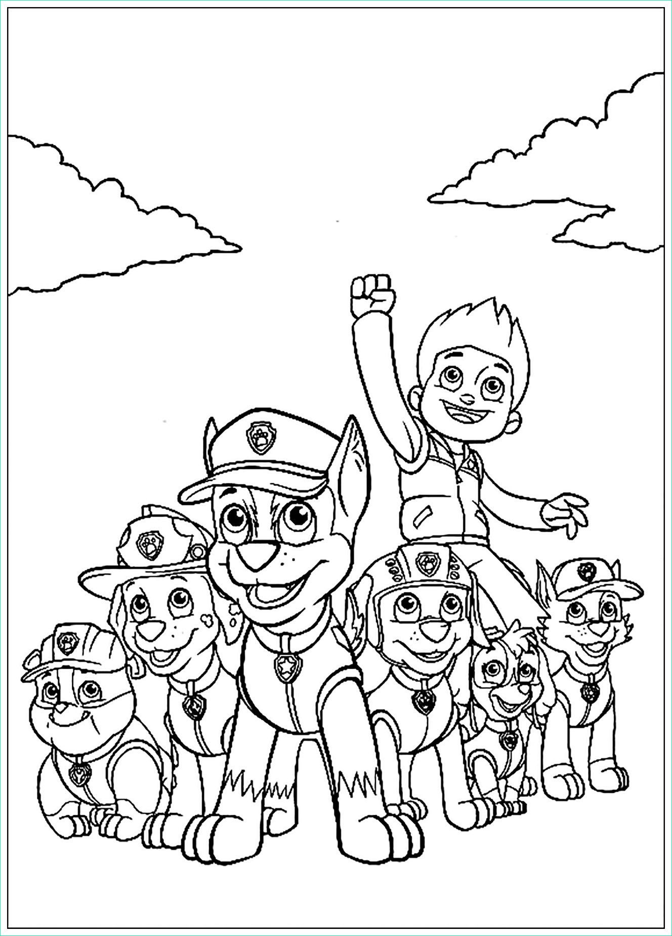 Coloriage Paw Patrol Impressionnant Galerie Paw Patrol for Children Paw Patrol Kids Coloring Pages