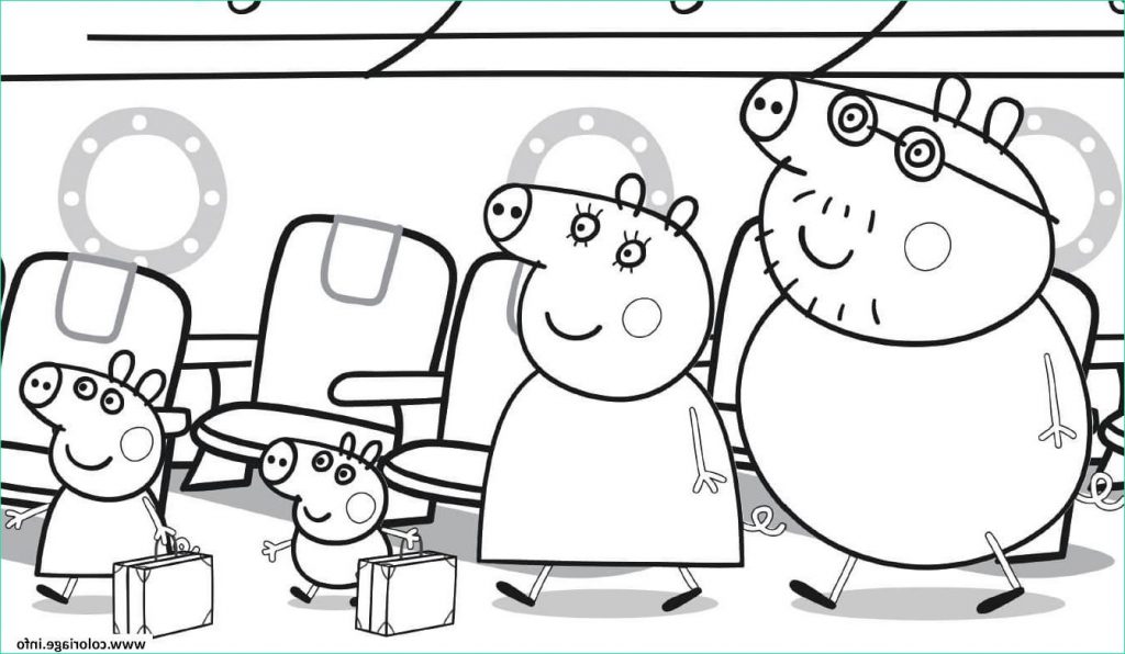 Coloriage Peppa Pig à Imprimer Gratuit Impressionnant Image Coloriage