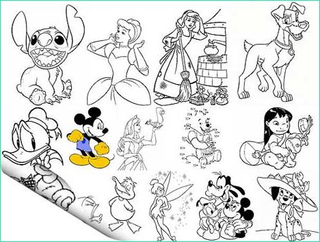 Coloriage Personnage Disney Beau Collection Coloriages A Imprimer March 2011
