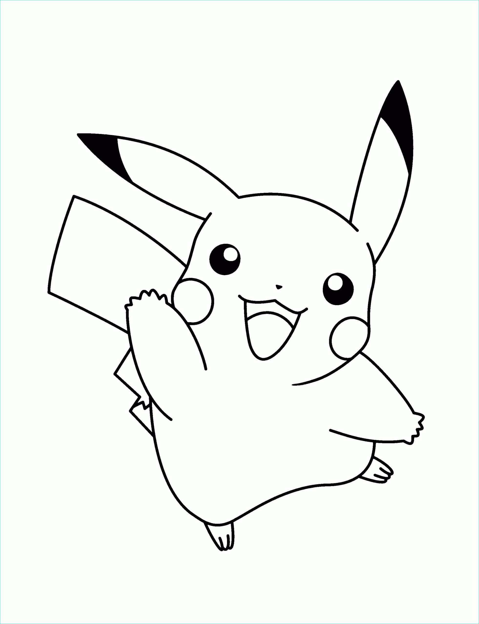 Coloriage Picachu Impressionnant Collection Coloriage Pikachu à Imprimer Sur Coloriages Fo