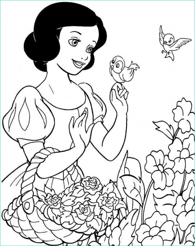 Coloriage Princesse Blanche Neige Élégant Images Coloriage Princesse Blanche Neige 71 Dessin Gratuit à Imprimer