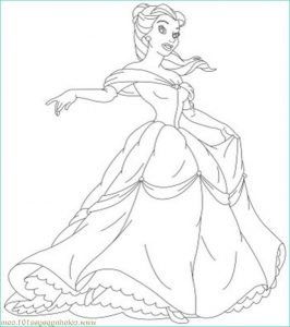 Coloriage Princesse Disney Belle Bestof Image Ibeaa1ico Coloring Pages Disney Princess Belle