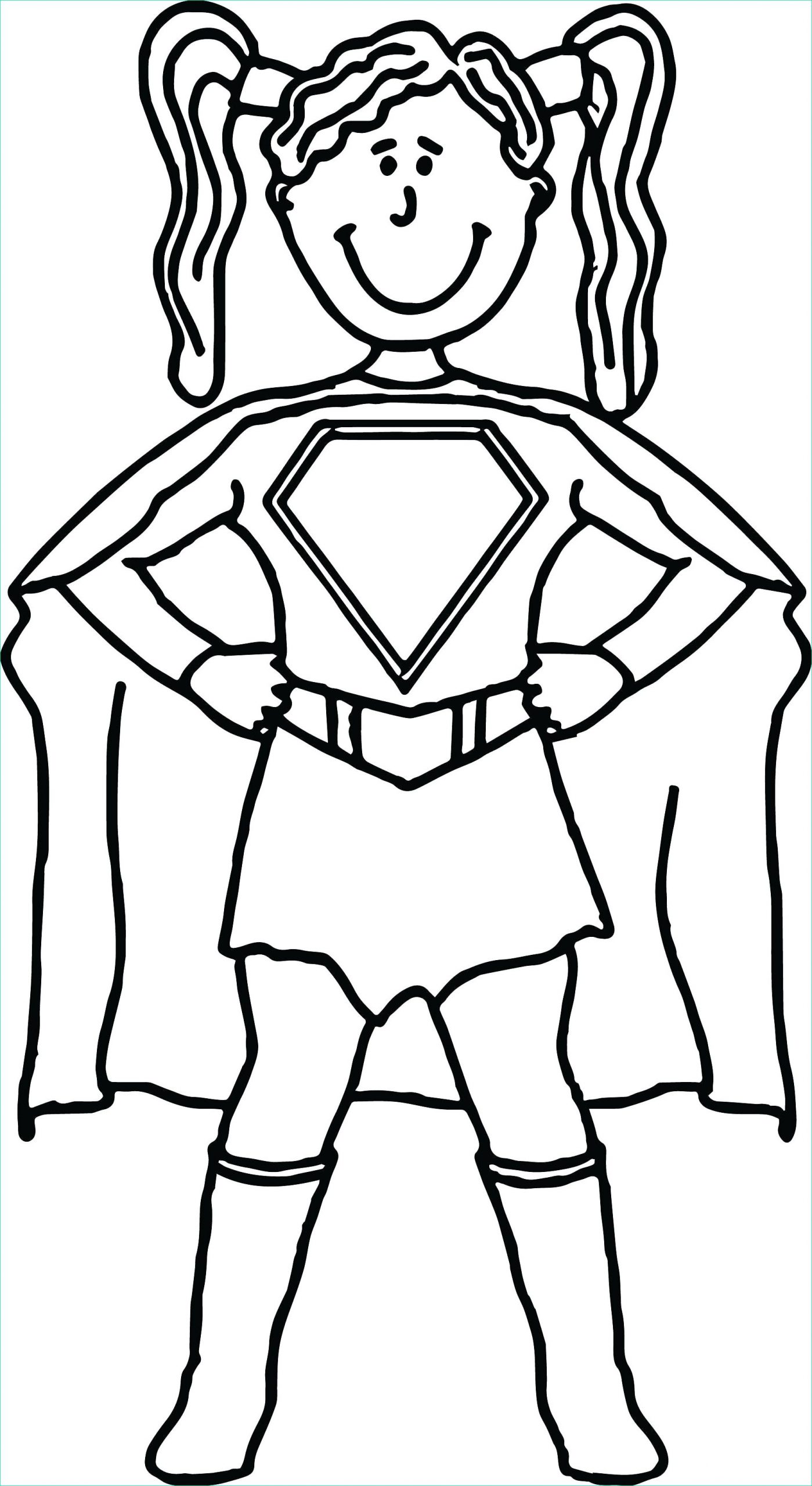 Coloriage Super Hero Girl Beau Collection Cartoon Superheroes Coloring Pages at Getcolorings