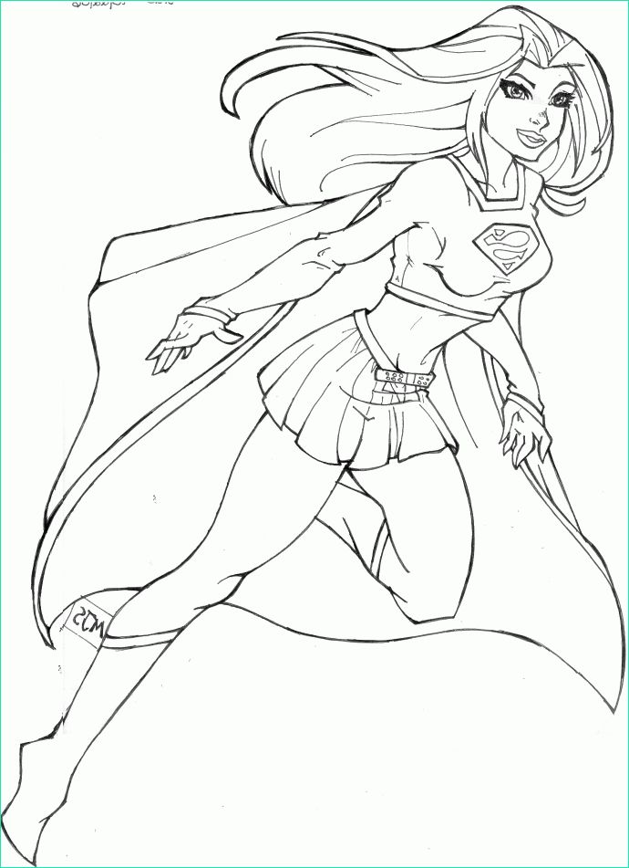Coloriage Super Hero Girl Unique Collection Free Coloring Pages Supergirl Coloring Home