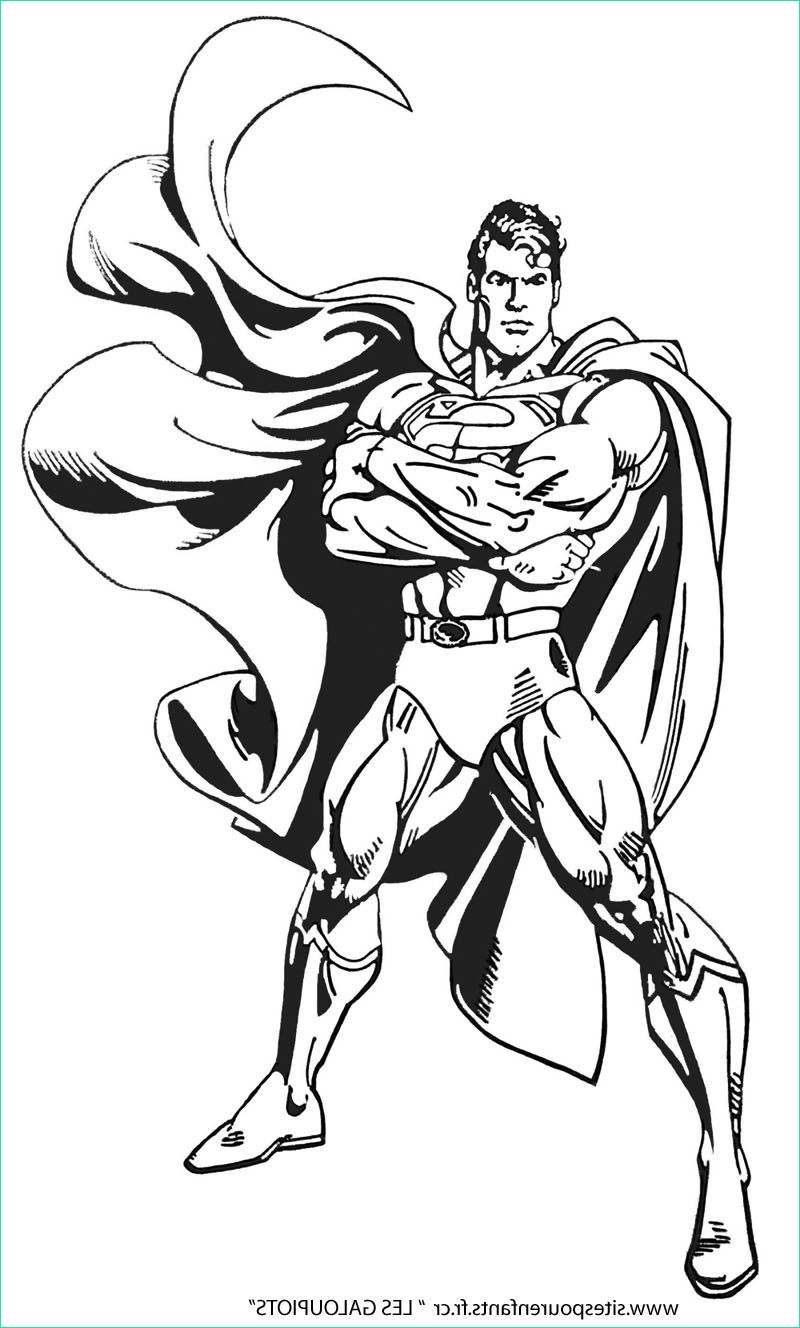 Coloriage Super Hero Impressionnant Stock Superman for Children Superman Kids Coloring Pages