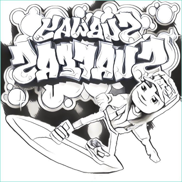 Coloriage Surf Luxe Images Coloring Page Subway Surfers 5