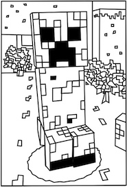 Coloriages Minecraft Beau Galerie Free Printable Minecraft Creeper Coloring Page