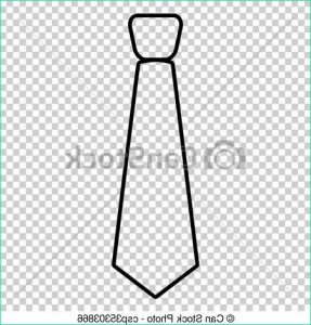 Cravate Coloriage Inspirant Galerie Cravate Ligne Vecteur Icône Vecteur Fond Cravate
