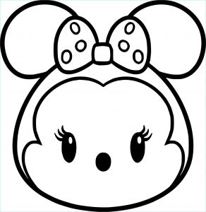 Dessin A Colorier Minnie Impressionnant Image Coloriage Tsum Tsum Minnie Mouse à Imprimer Sur Coloriages