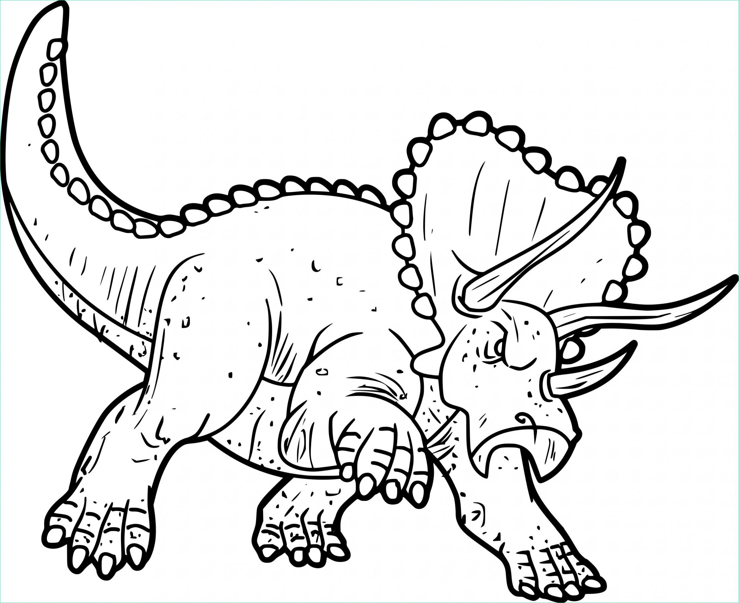 Dessin à Imprimer Dinosaure Impressionnant Collection Coloriage Dinosaure Triceratops à Imprimer Sur Coloriages